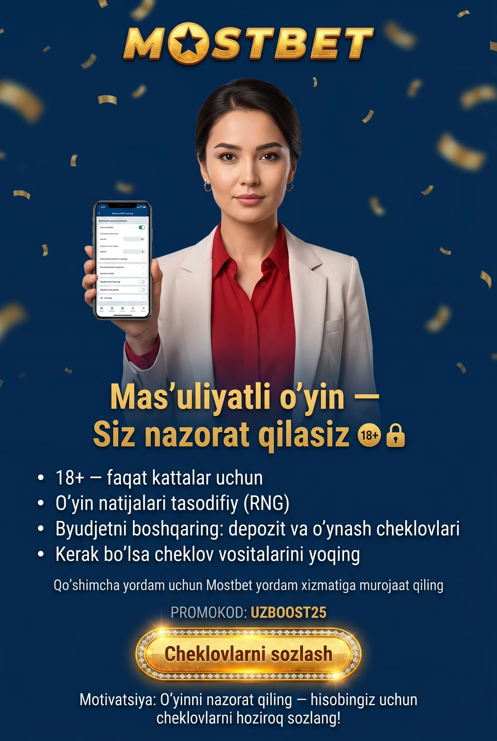 Responsible Gaming va xavfsiz o'yin